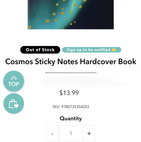 Space theme stationery set: sticky notes, stickers, paperclips - Picture 5 of 16